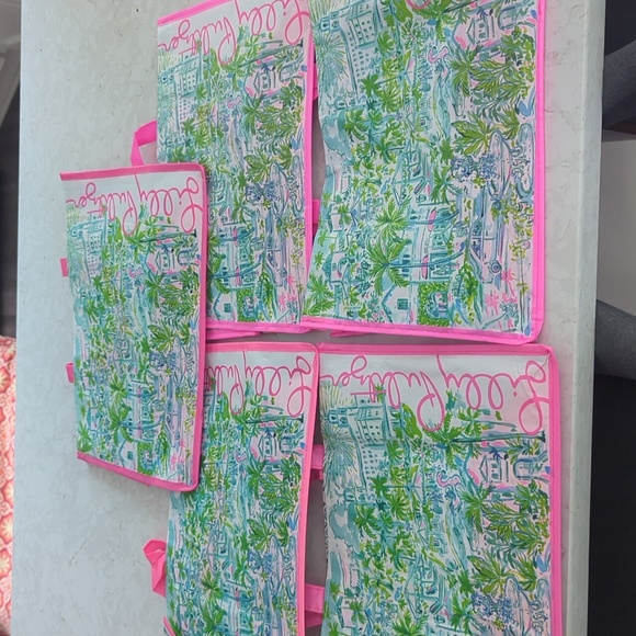 Borsa Shopping Lilly Pulitzer Floreale – Riutilizzabile – Leggera E Pieghevole